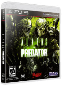 Aliens vs. Predator Playstation 3 US box art